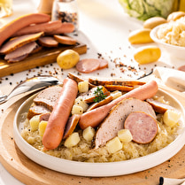 Fabriqué dans nos ateliers, Choucroute garnie familiale