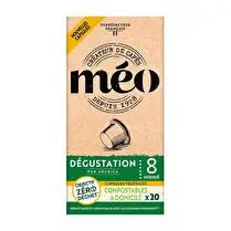 Méo, Café en capsules Dégustation home  - x 20