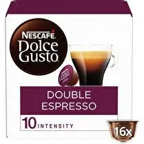 Nescafé Dolce Gusto, Capsules de café Double espresso x 16