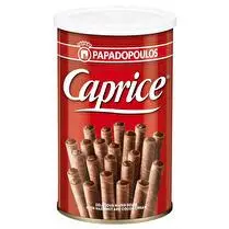Papadopoulos, Gaufrette fourrée noisette et cacao