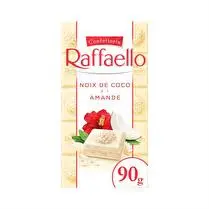Raffaello, Tablette chocolat blanc noix de coco amandes