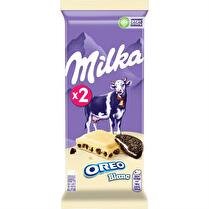 MILKA Tablette chocolat Oréo blanc