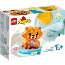 LEGO® DUPLO® MES 1ERS PAS, Jouet de bain : le panda rouge flottant 10964