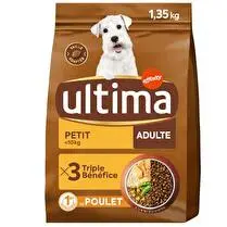 Ultima, Croquettes poulet petit chien  adulte