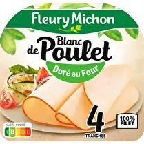Fleury michon, Blanc de poulet doré au four 100 % filet