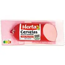 Herta, Cervelas pur porc sans nitrite