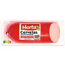 Herta, Cervelas saucisson pur porc sans nitrite