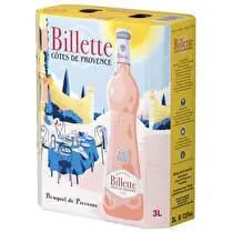 BILLETTE, Côtes de Provence AOP Rosé 3 L