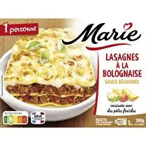Marie, Lasagnes à la bolognaise
