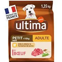 Ultima, Croquettes chien mini adulte boeuf