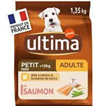 Ultima, Croquettes chien mini adulte saumon