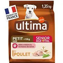 Ultima, Croquettes chien mini agevital +8ans