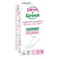 Love & Green, Protège-slips hypoallergéniques normal