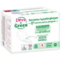 Love & Green, Serviettes hypoallergéniques super