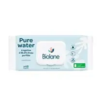 Biolane, Lingettes 99,9% d'eau