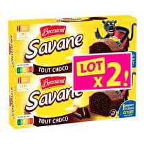 SAVANE BROSSARD Pocket  Tout chocolat  - lot de 2