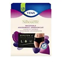 Tena, Culotte lavable black taille basse L