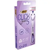 Bic, Système click soleil 5 - 1 rasoir + 2 lames