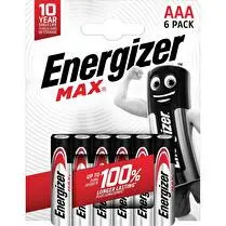Energizer, Piles alcaline max AAA/LR03 x6