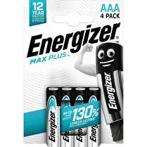 Energizer, Piles alcaline max plus AAA/LR03 x4