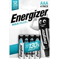 ENERGIZER Piles max plus AAA LR03 x4