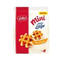 Lotus, Mini gaufre de liège perles de sucre x 6