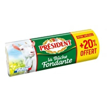 Président, Bûche fondante - 250 g + 20% offert