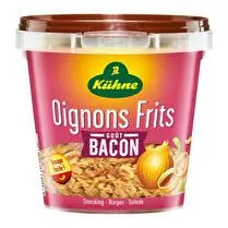 Kühne, Oignons frits goût bacon snack boite