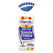 Harry's, 100 % Mie tranche épaisse nature 15 tranches