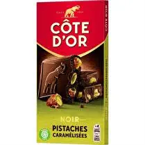 Côte d'or, Chocolat noir pistaches caramélisées