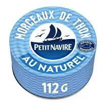 Petit navire, Morceaux de thon au naturel démarche responsable