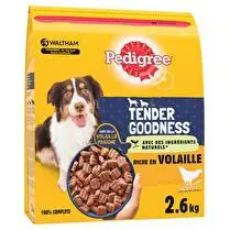 Pedigree, Tender goodness medium large croquettes chien riche en volaille