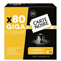 Carte noire, Capsules espresso  Classique n°6 - x 80