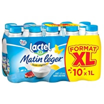 Lactel, Lait demi-écrémé sans lactose Matin léger