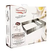 Votre rayon propose, Moule extensible rectangulaire acier inoxydable 50x50cm
