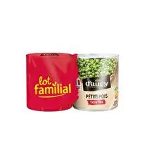 D'aucy, Petits pois Extra-fins - Lot familial