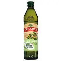 Tramier, Huile d'olive vierge extra sans résidus de pesticides