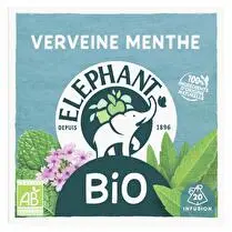 Éléphant, Mon infusion bio Verveine menthe 20 sachets