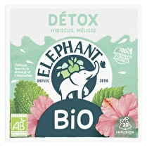 Éléphant, Mon infusion bio  Détox  - x 20 sachets