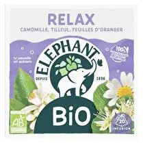 Éléphant, Mon infusion bio  Relax  - x 20 sachets
