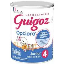 Guigoz, Lait de croissance en poudre 4 optipro boîte métal