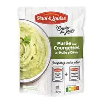 Paul & Louise, Envie du jour purée de courgettes à l'huile d'olive