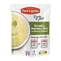 Paul & Louise, Envie du jour écrasé de pommes de terre au beurre d'isigny