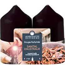 Devineau, Bougies D48 H85 TC santal d Australie x2