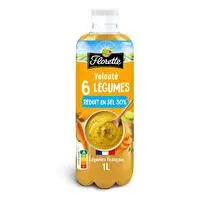 Florette, Velouté 6 legumes  Sel réduit