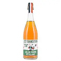 Transition, Jus de pomme  Pétillant bio  - 75 cl
