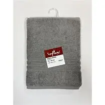 Influx, Drap de douche 70x130cm, 100% coton 500 gr/m², coloris gris clair