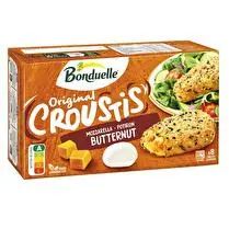 Bonduelle, Original Croustis butternut, mozzarella, potiron