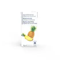 Le moins cher, Jus à base de concentré ananas