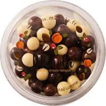 Manola, Coco balls de riz soufflé Enrobées aux 3 chocolats